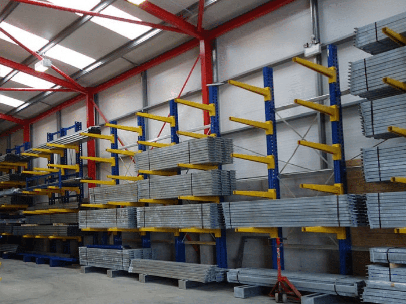 cantilever racking by RediRack - a manufacturer of Pallet Racking and supplier of Cantilever Racking