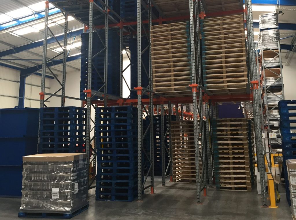 Drive-in Pallet Racking, designed and installed by UK Manufacturer RediRack