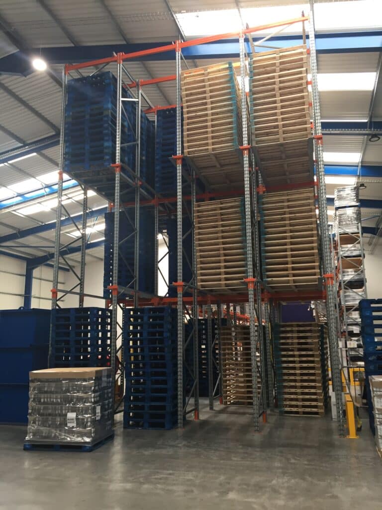 Drive-in Pallet Racking, designed and installed by UK Manufacturer RediRack