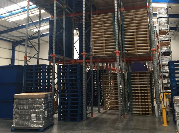 Drive-in Pallet Racking designed and supplied by RediRack, a UK leading manufacturer of Pallet Racking