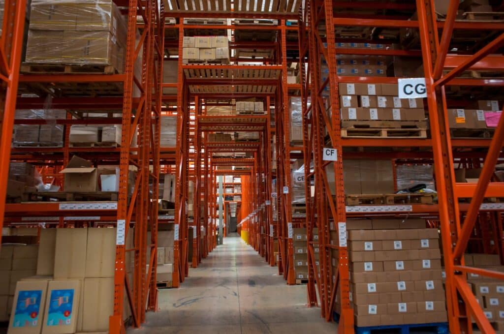 Pallet racking installed in a Manchester warehouse by RediRack